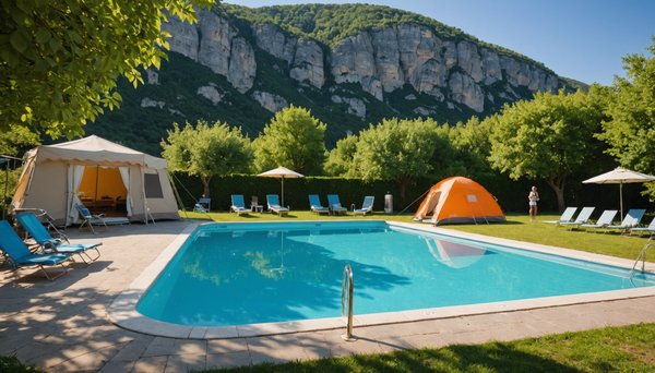 Camping avec piscine chauffée dans la drôme : plongez au soleil fruité !